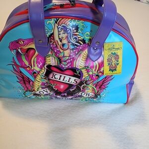 Vintage Ed Hardy- Tattoo Bag✨